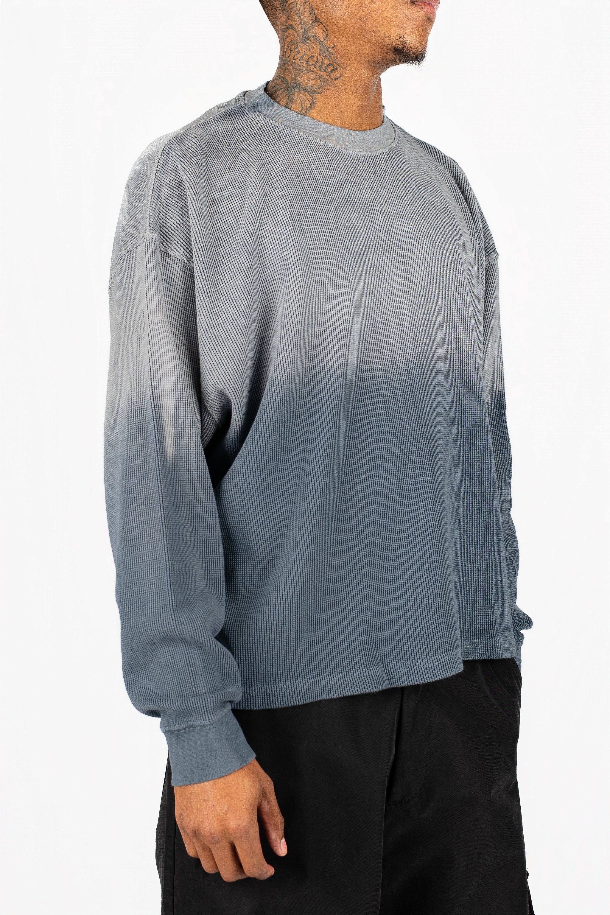 Sun-Dried Baby Waffle Knit Long Sleeve - Image 4