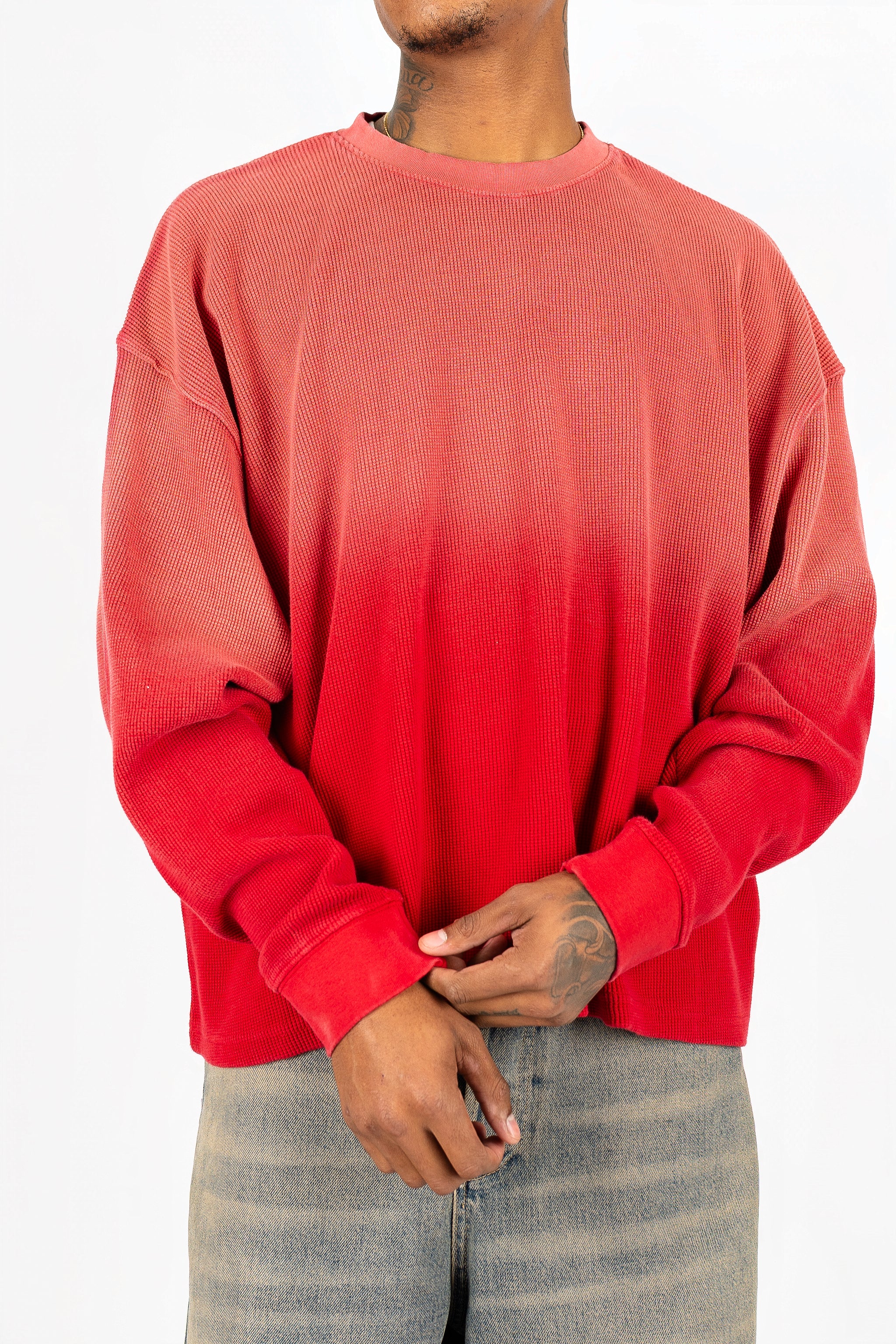 Sun-Dried Baby Waffle Knit Long Sleeve - Image 6