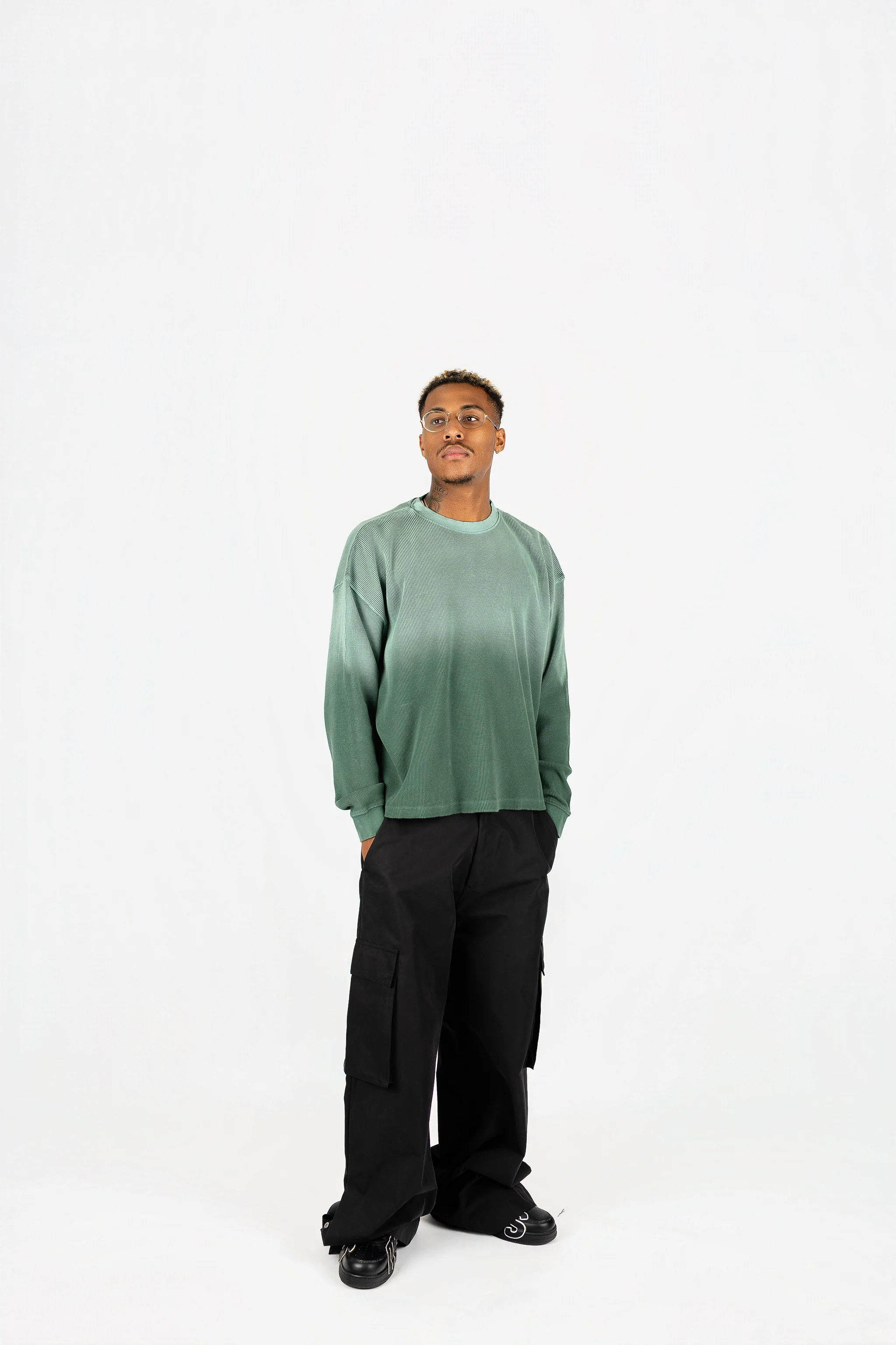Sun-Dried Baby Waffle Knit Long Sleeve - Image 9