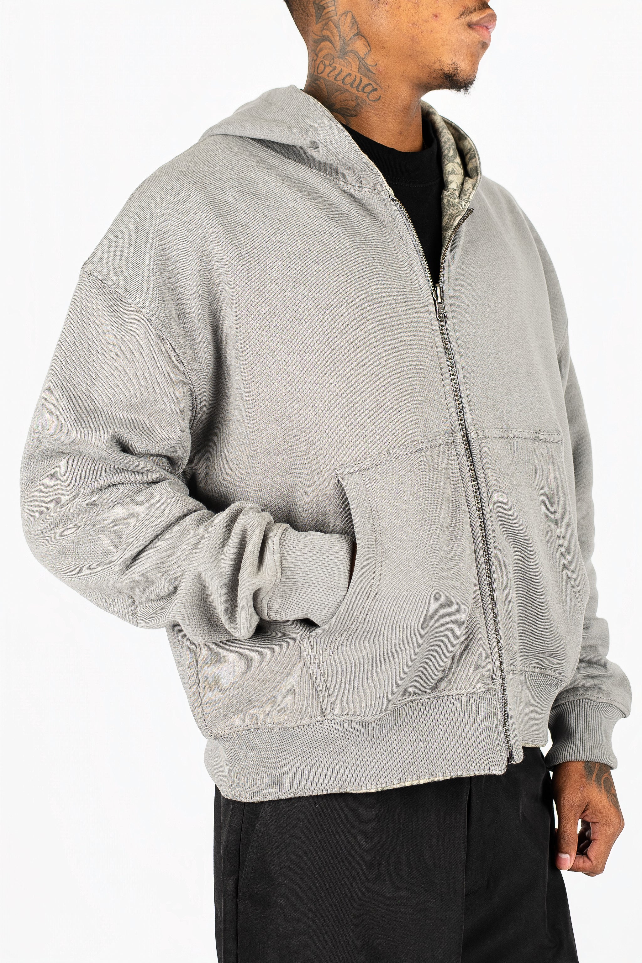 Reversible Camo Zip Up - Image 6
