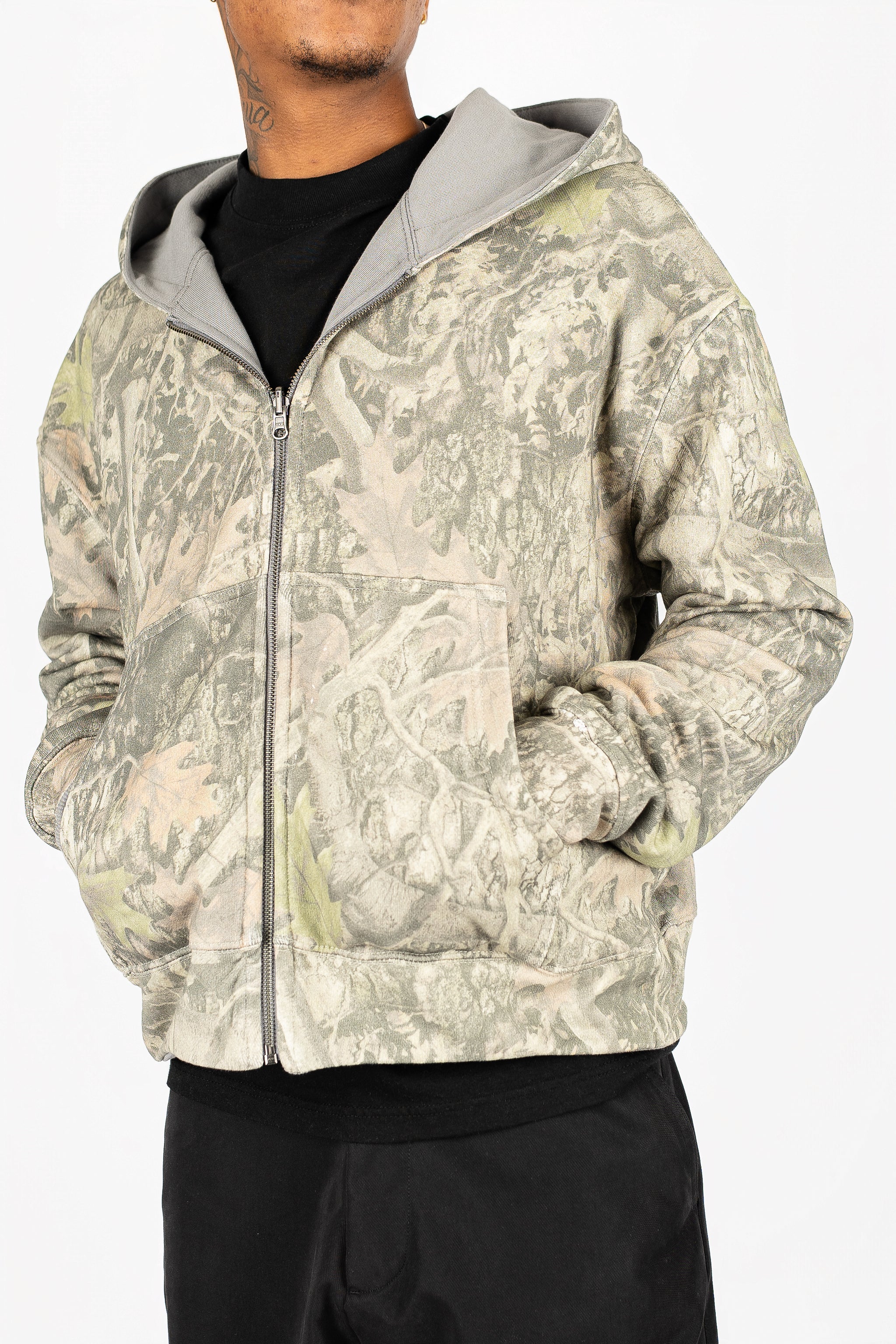 Reversible Camo Zip Up - Image 8