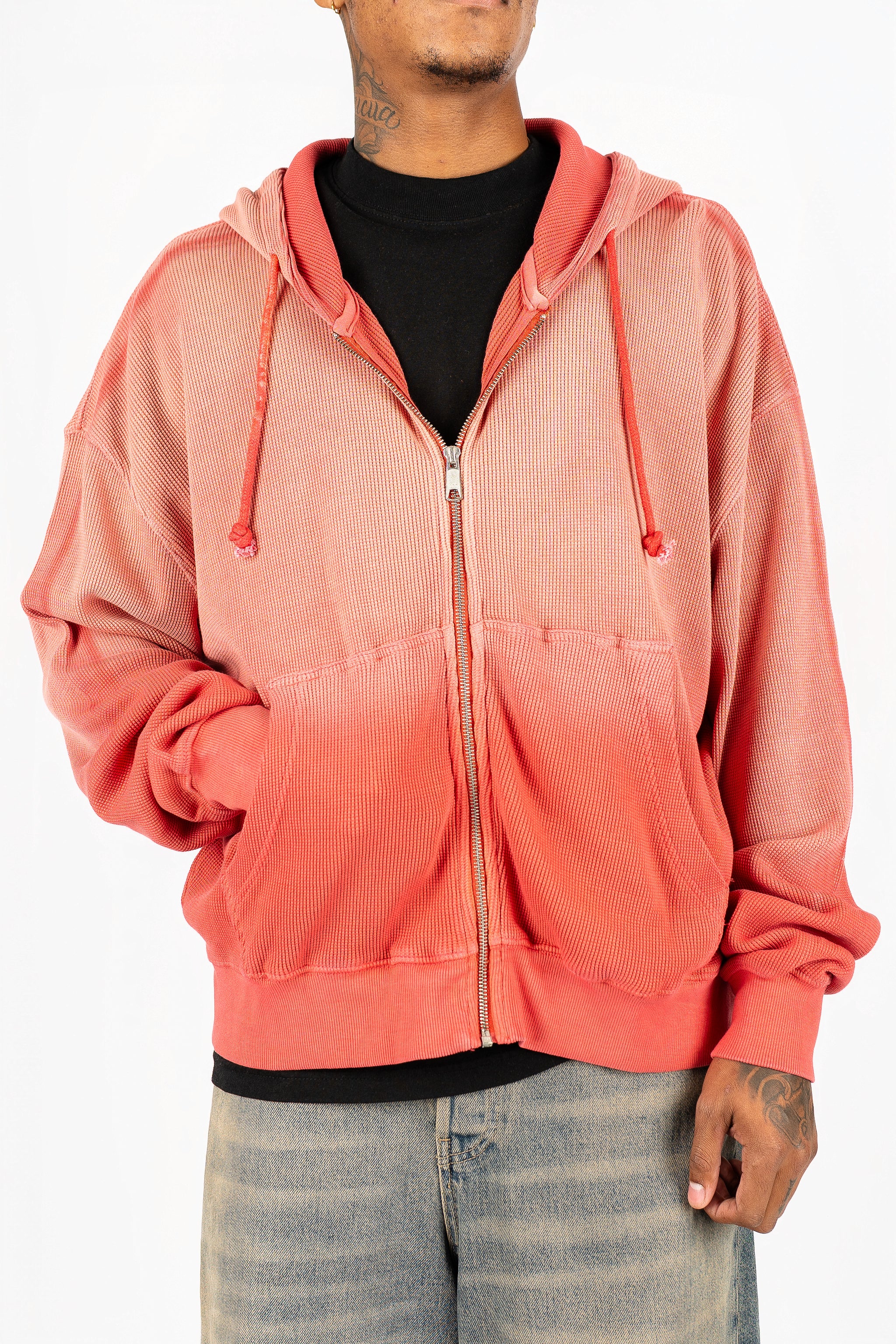 Sun-Dried Waffle Knit Baby Zip Up - Image 10