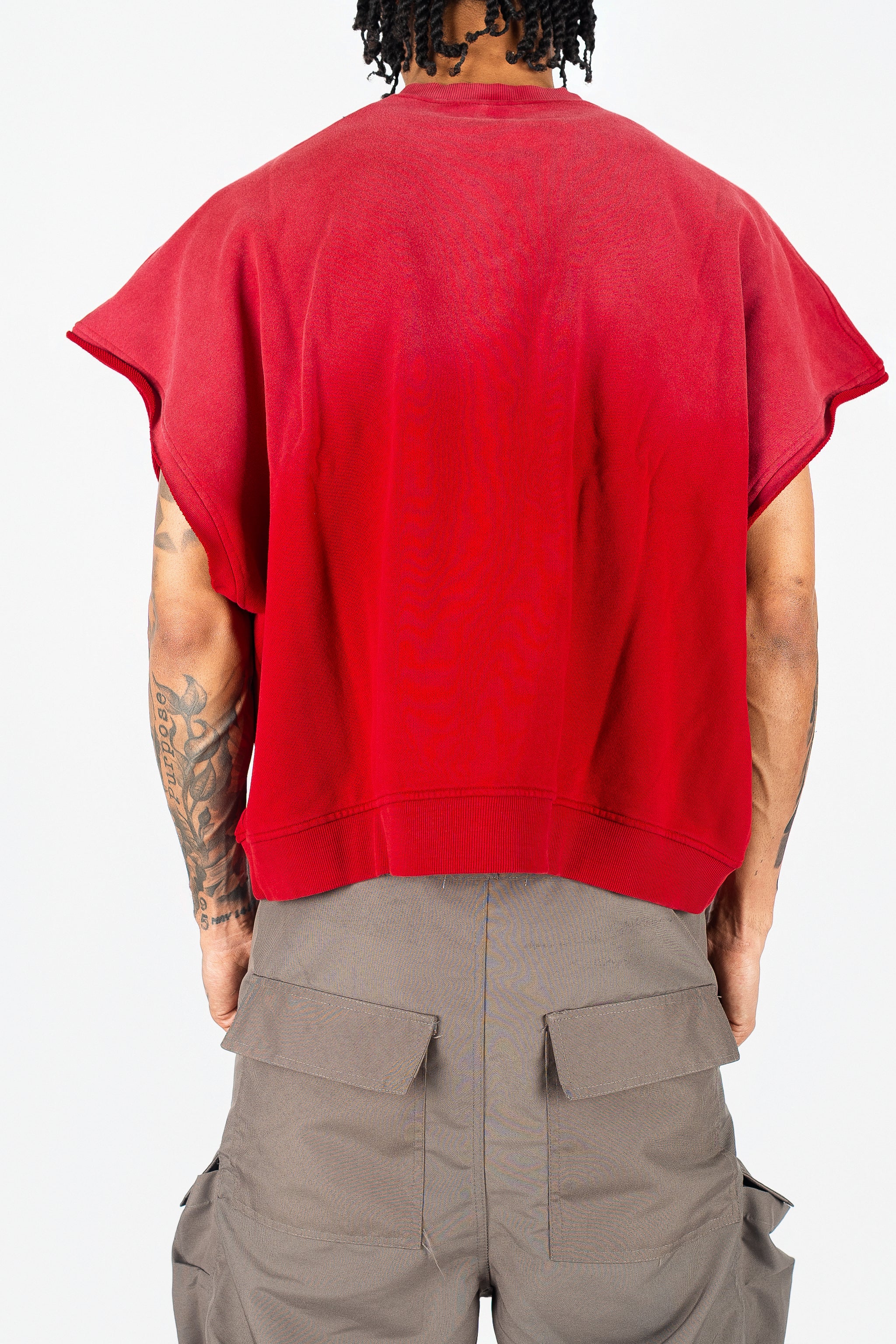 Distressed Cut Off Crewneck - Image 15