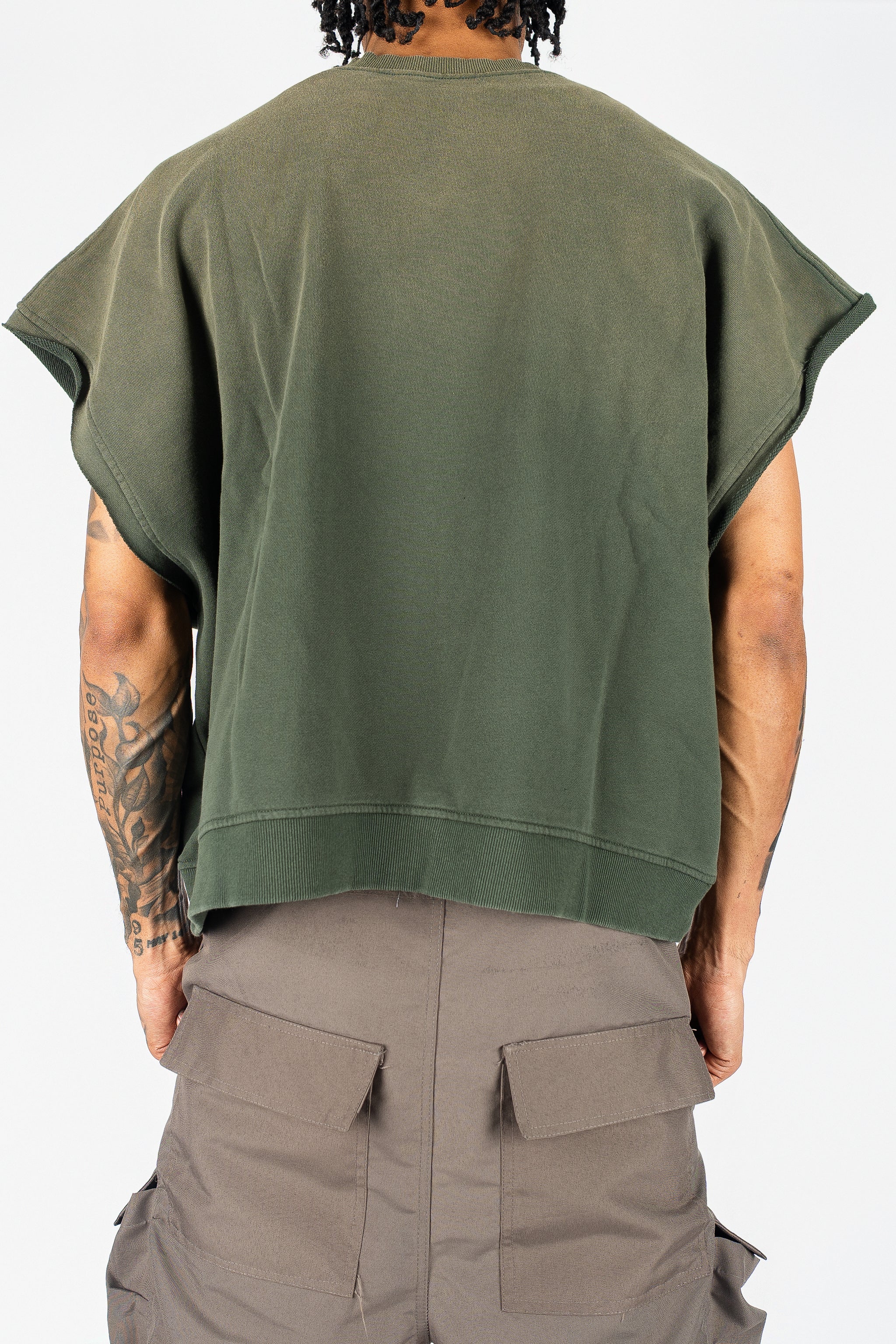 Distressed Cut Off Crewneck - Image 18