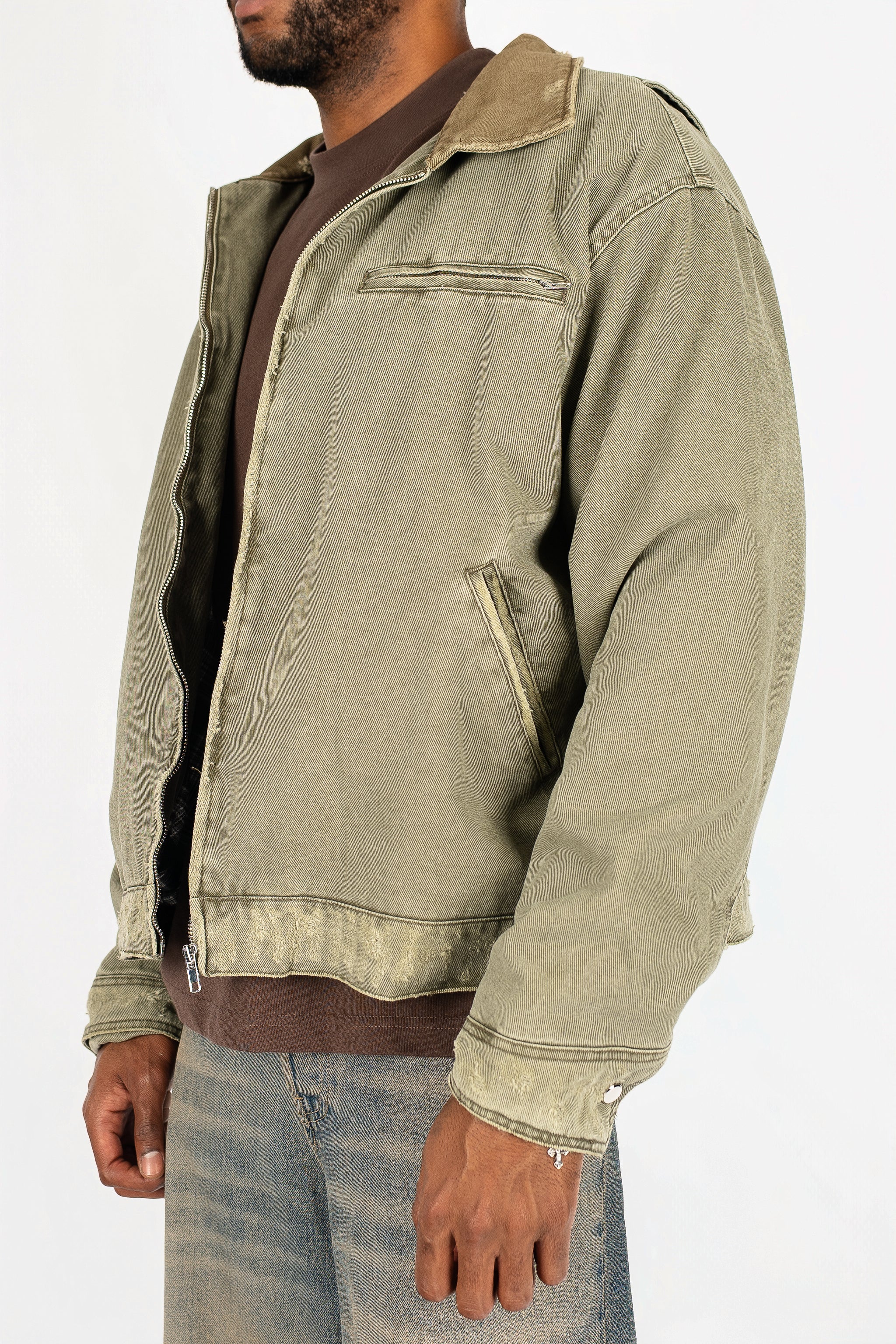 Carpenter Zip Up Jacket - Image 4