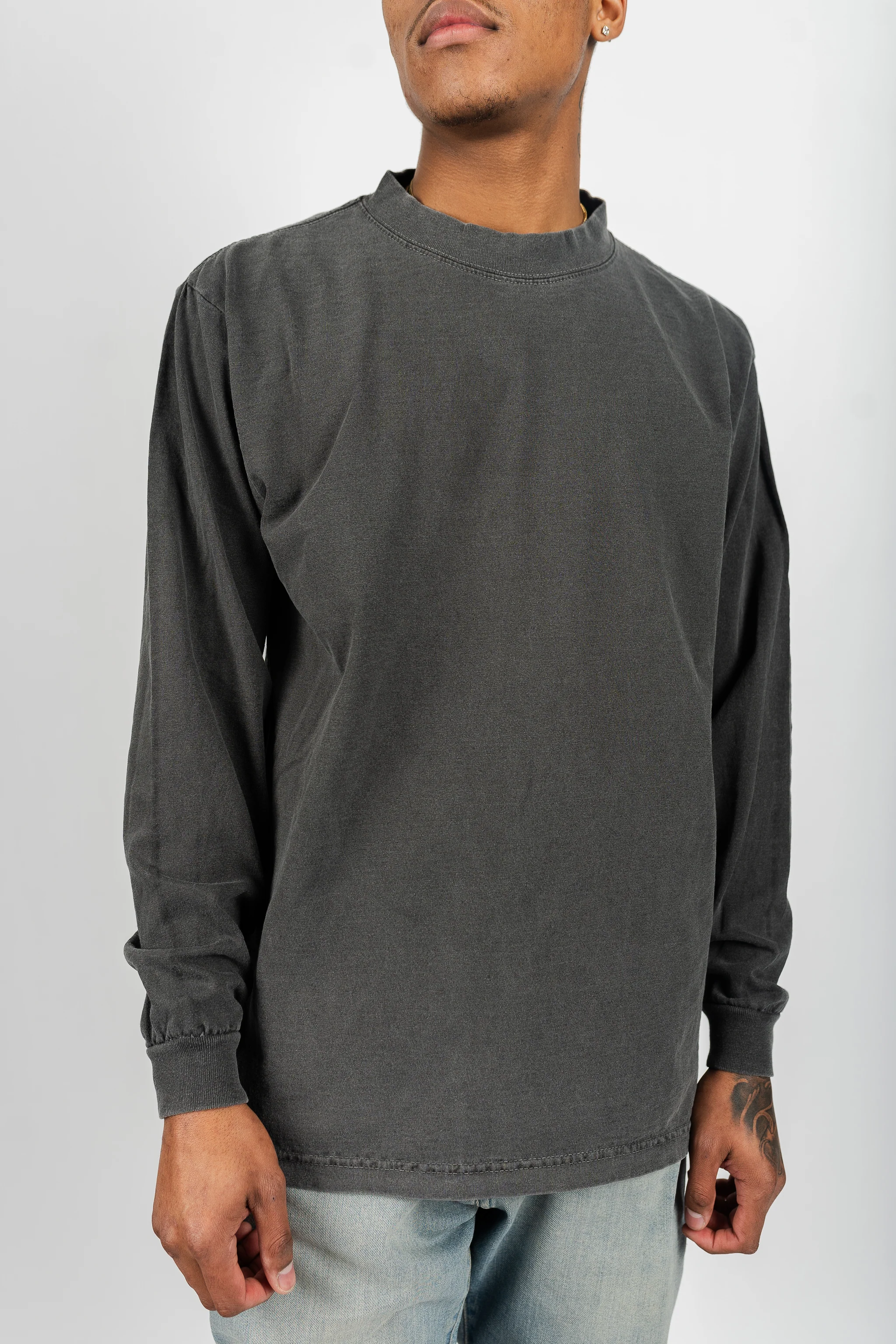 Long Sleeve Garment Dye Max Heavyweight Shirt - Image 5