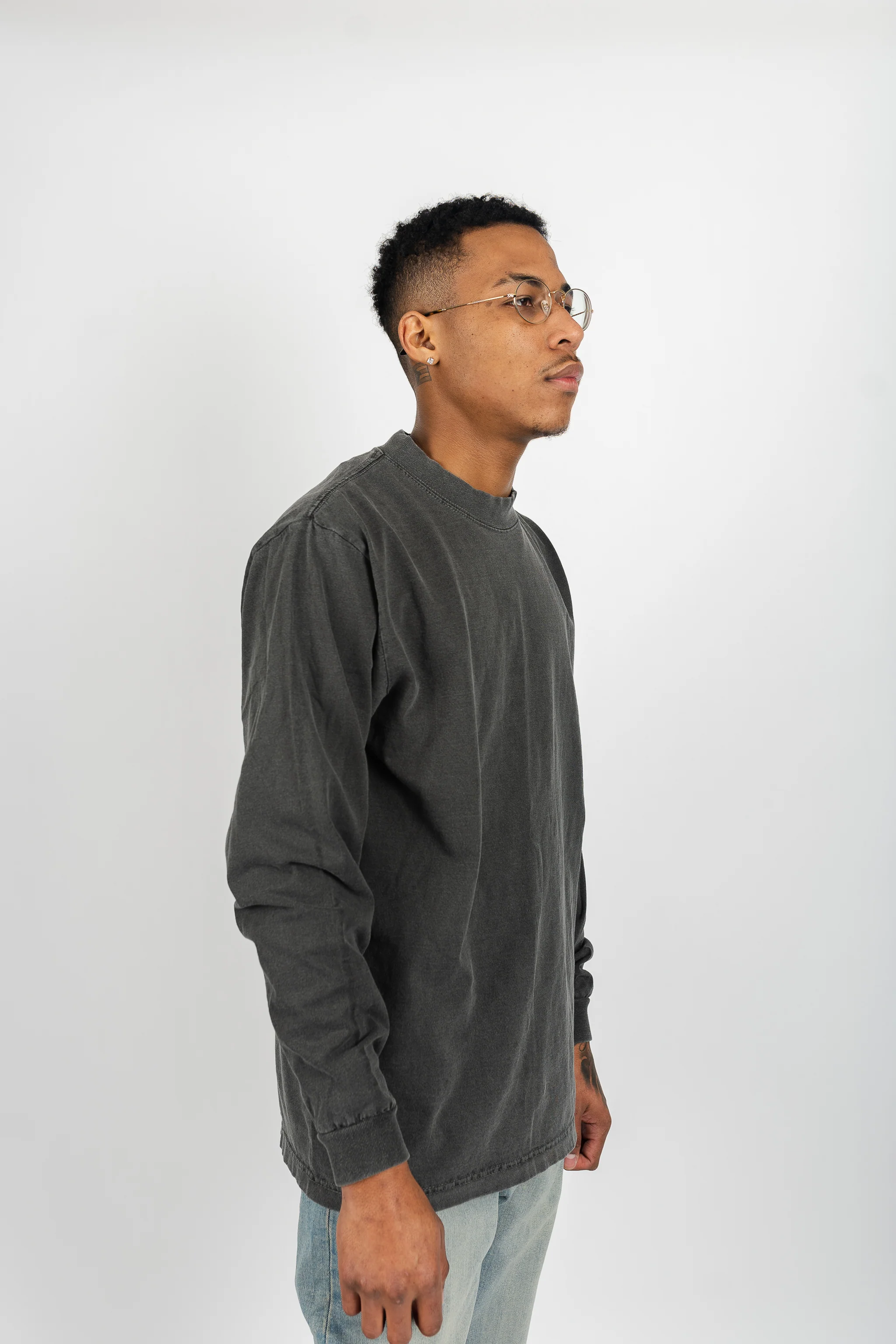 Long Sleeve Garment Dye Max Heavyweight Shirt - Image 6