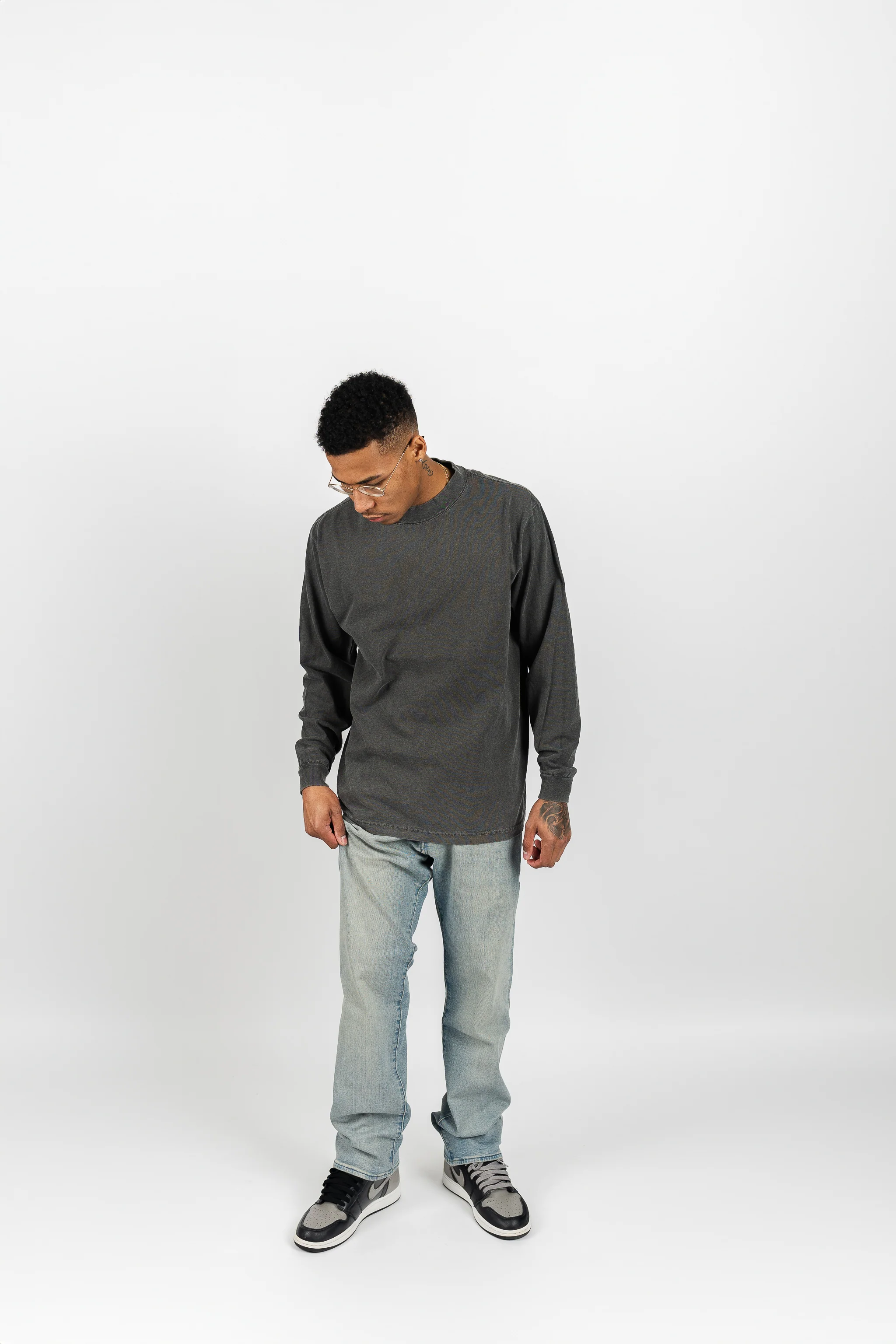 Long Sleeve Garment Dye Max Heavyweight Shirt - Image 7