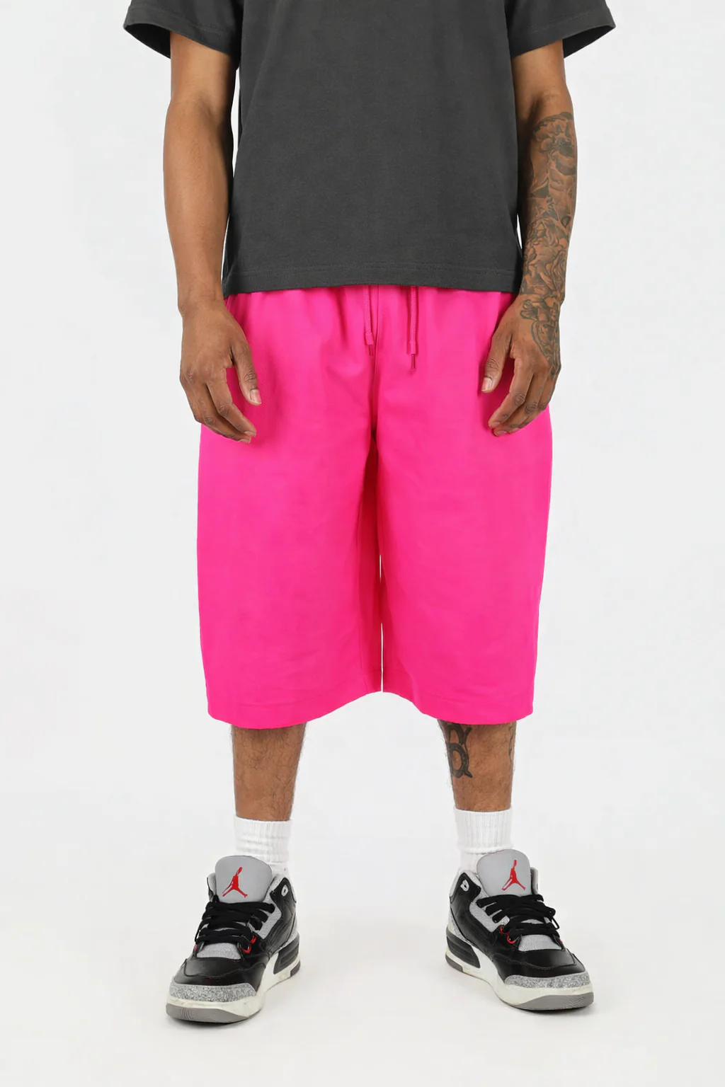 Oversized Nylon Shorts - Image 11