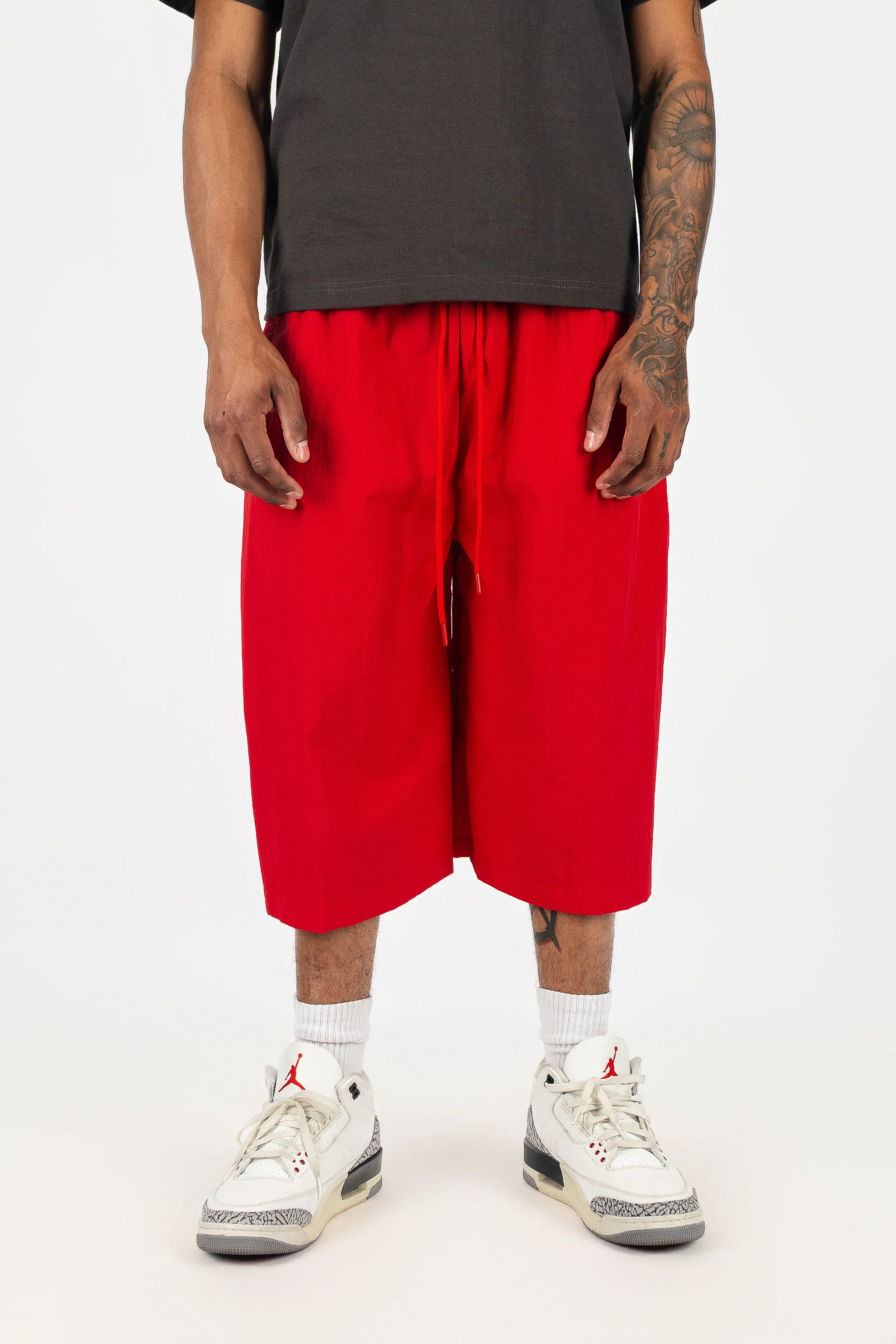 Oversized Nylon Shorts - Image 14