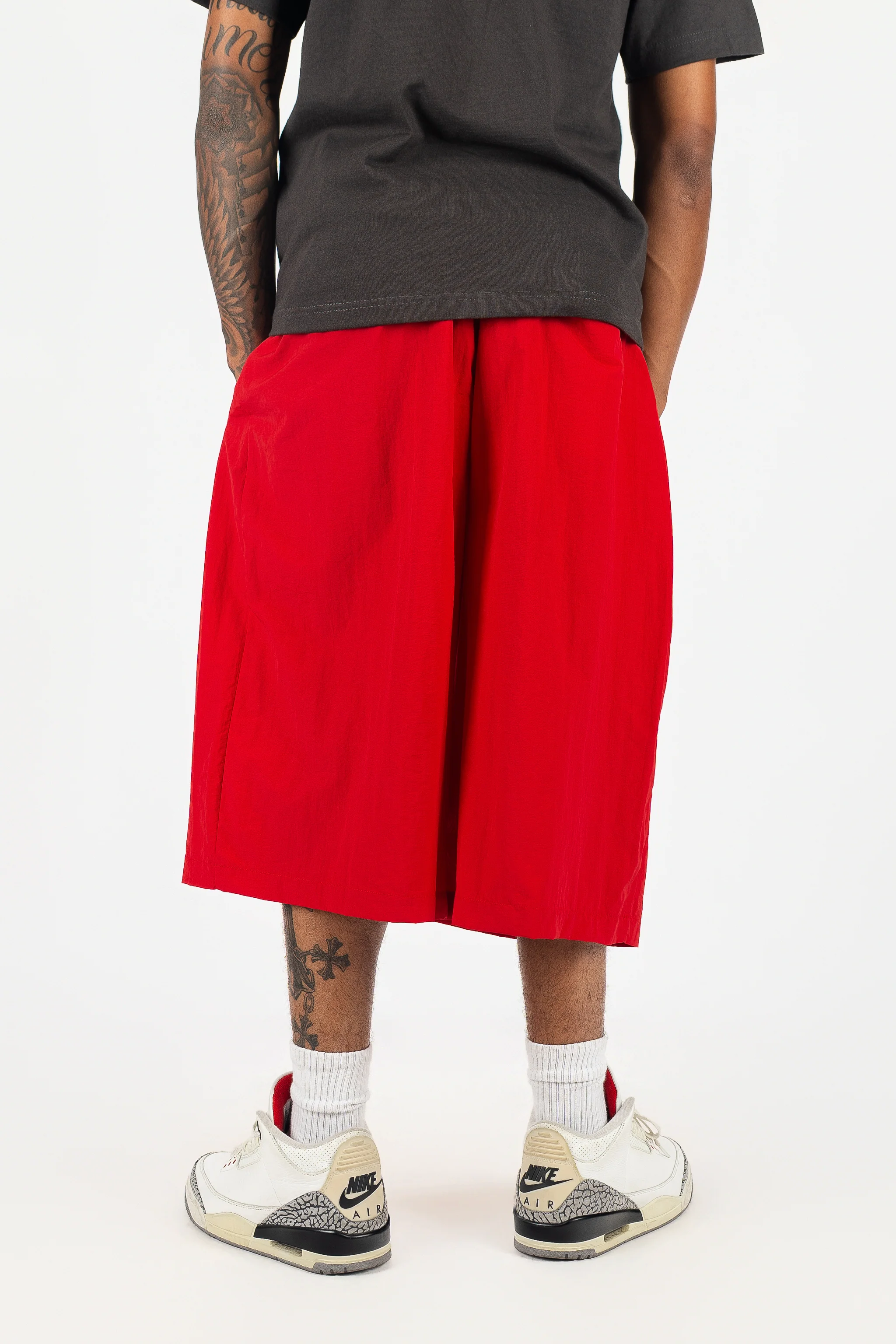 Oversized Nylon Shorts - Image 15