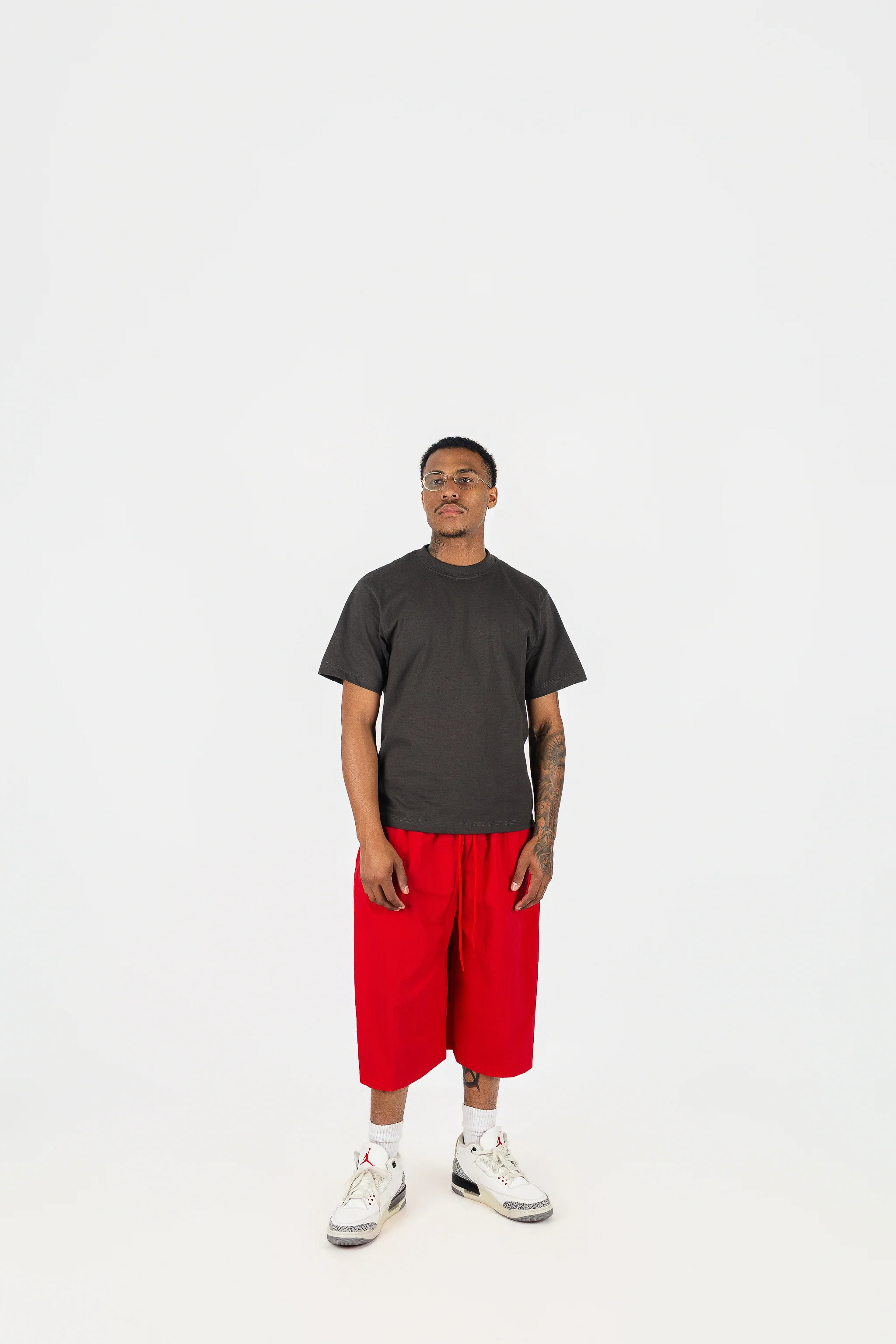 Oversized Nylon Shorts - Image 16