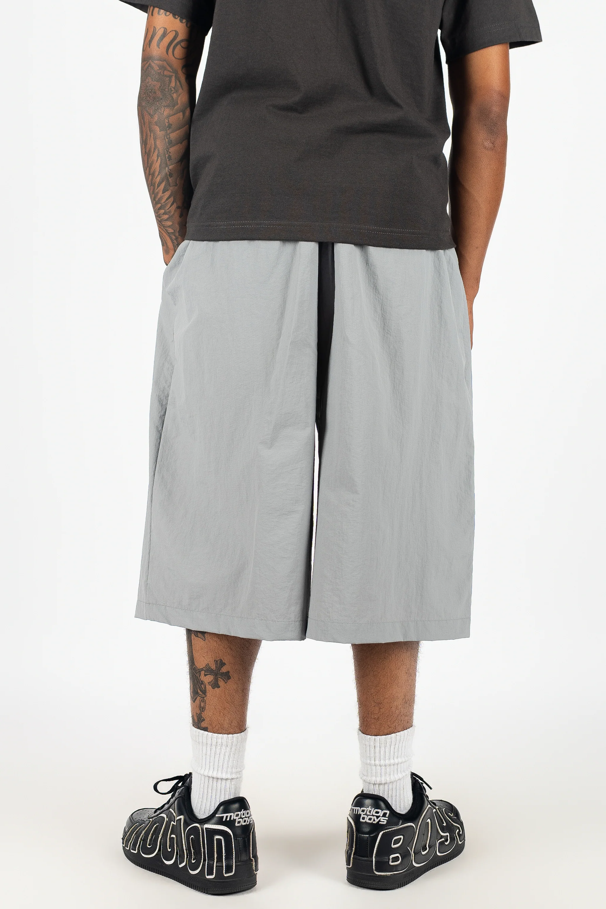Oversized Nylon Shorts - Image 6