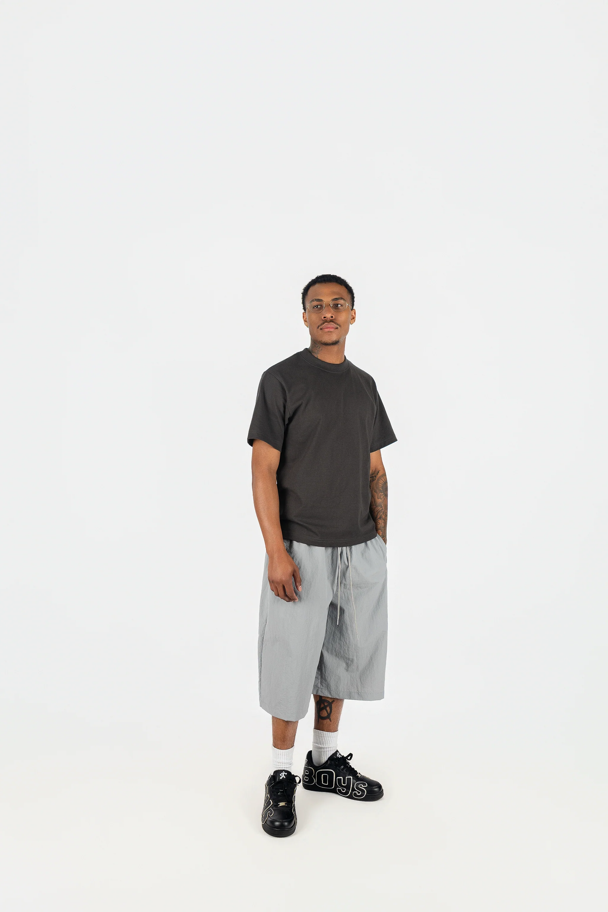 Oversized Nylon Shorts - Image 7