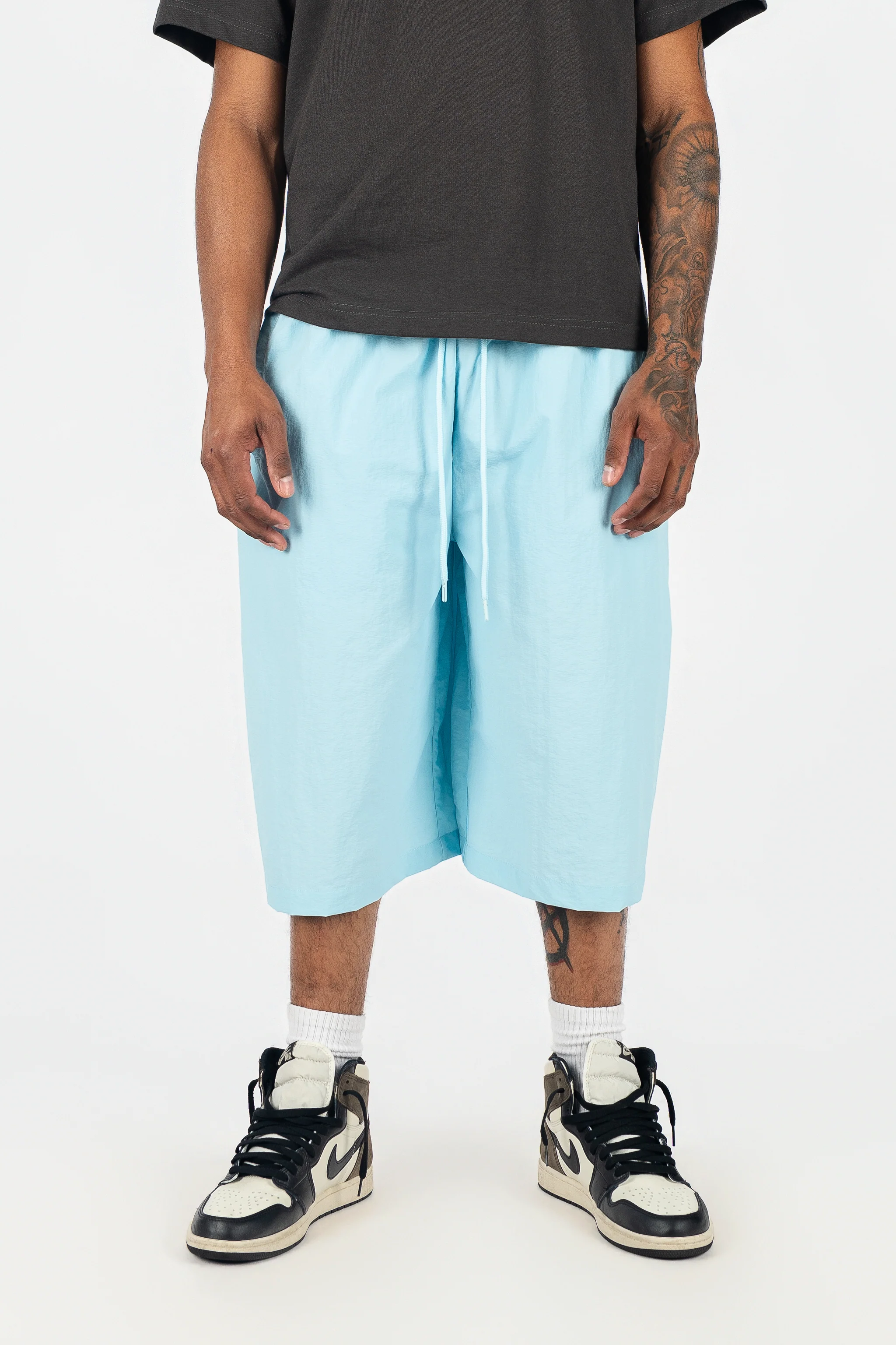 Oversized Nylon Shorts - Image 8