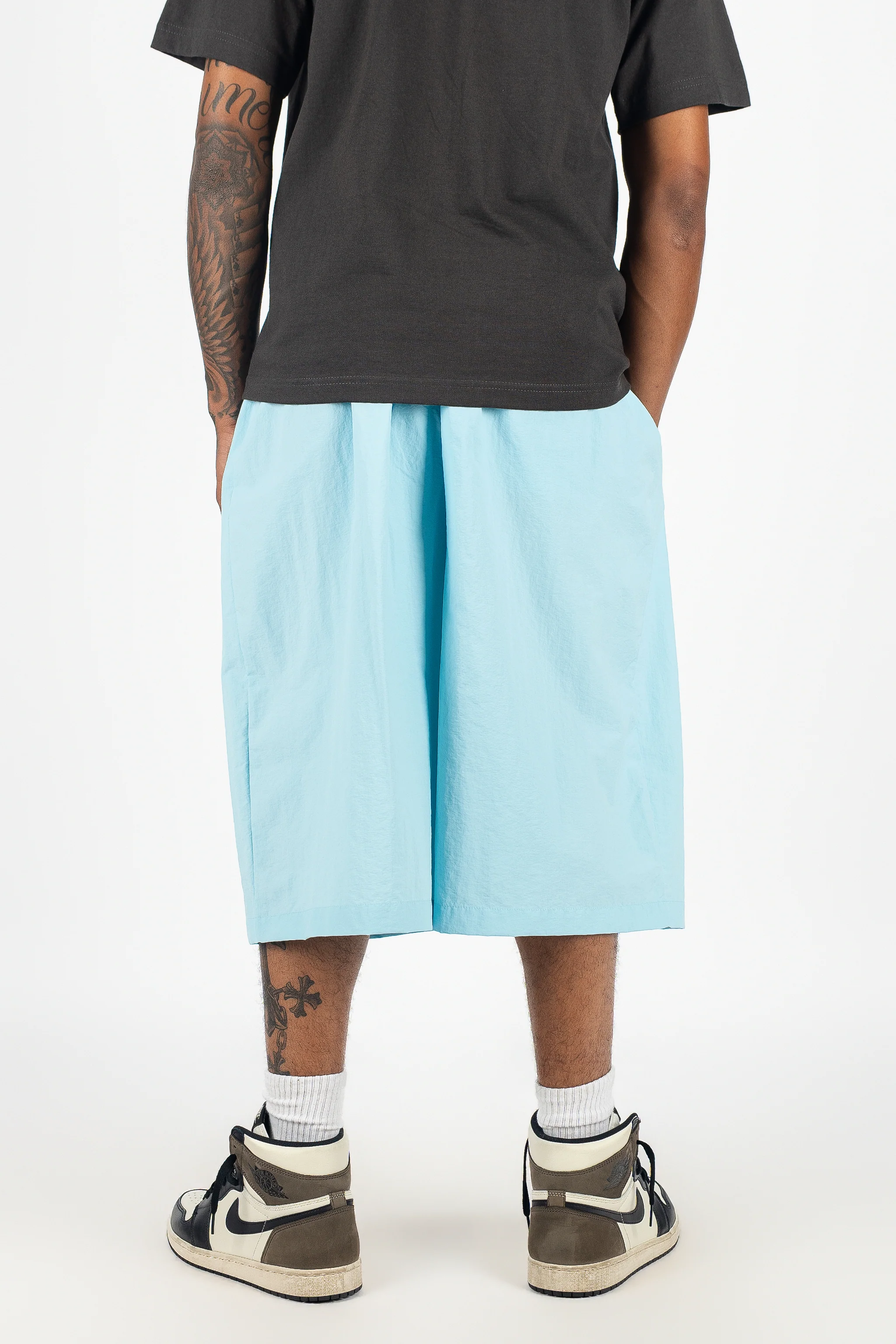 Oversized Nylon Shorts - Image 9