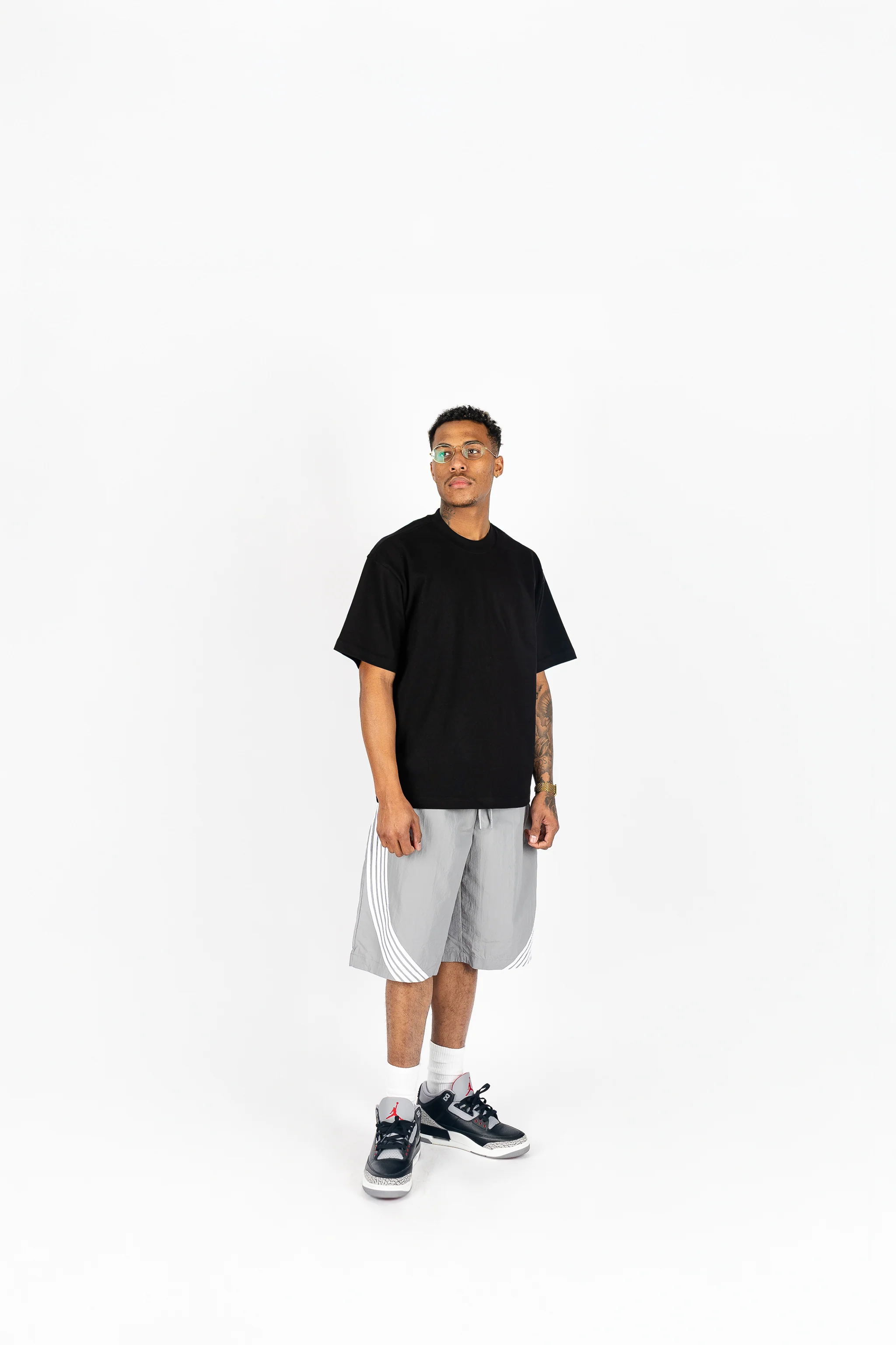 Oversized Nylon Racer Shorts - Image 5