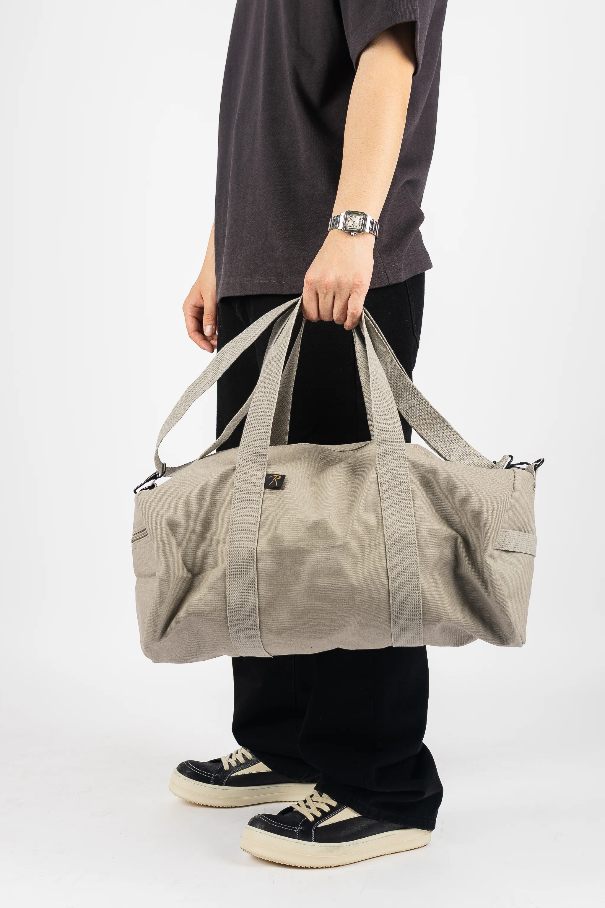 Canvas Shoulder Duffle Bag - Image 12