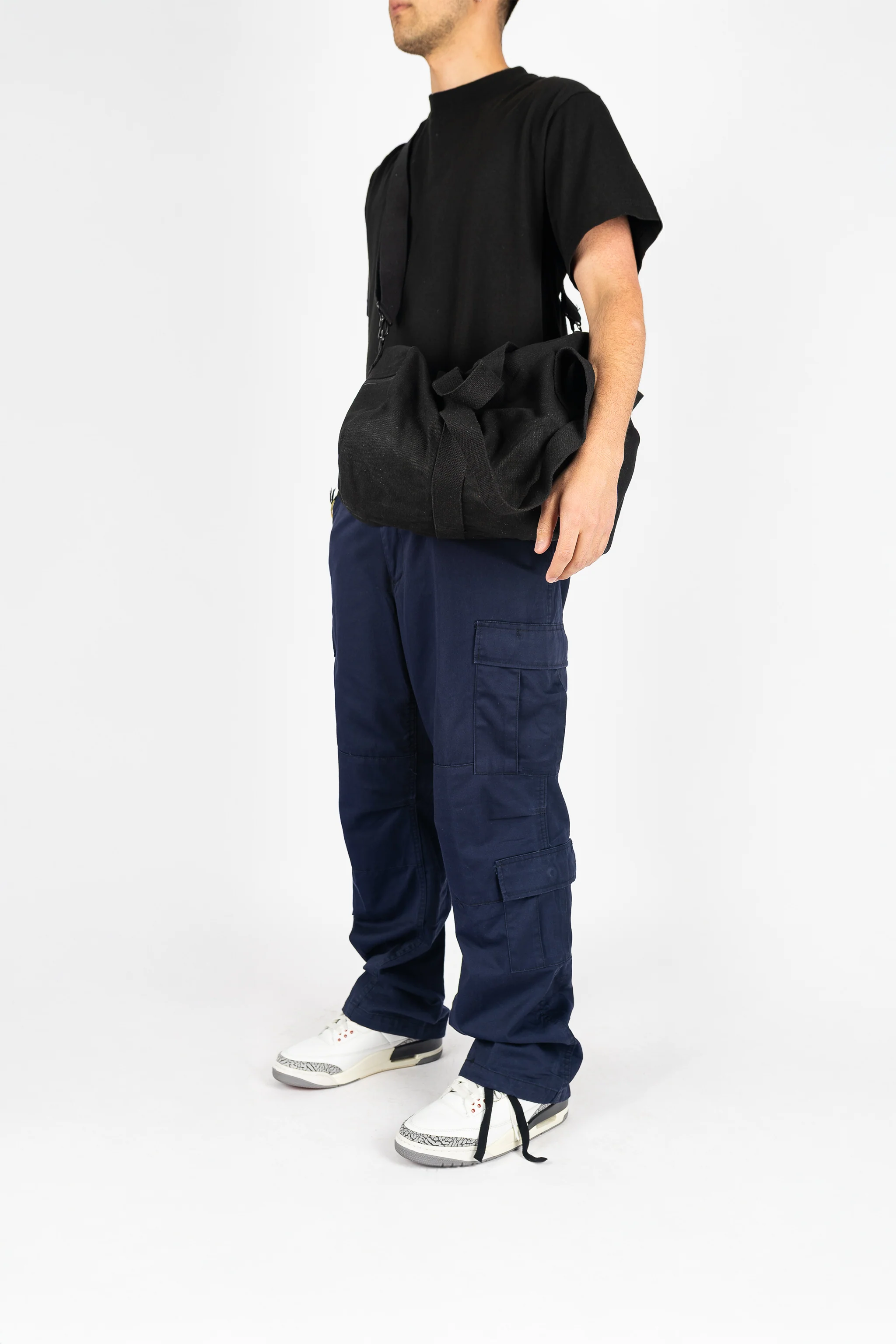 Canvas Shoulder Duffle Bag - Image 3