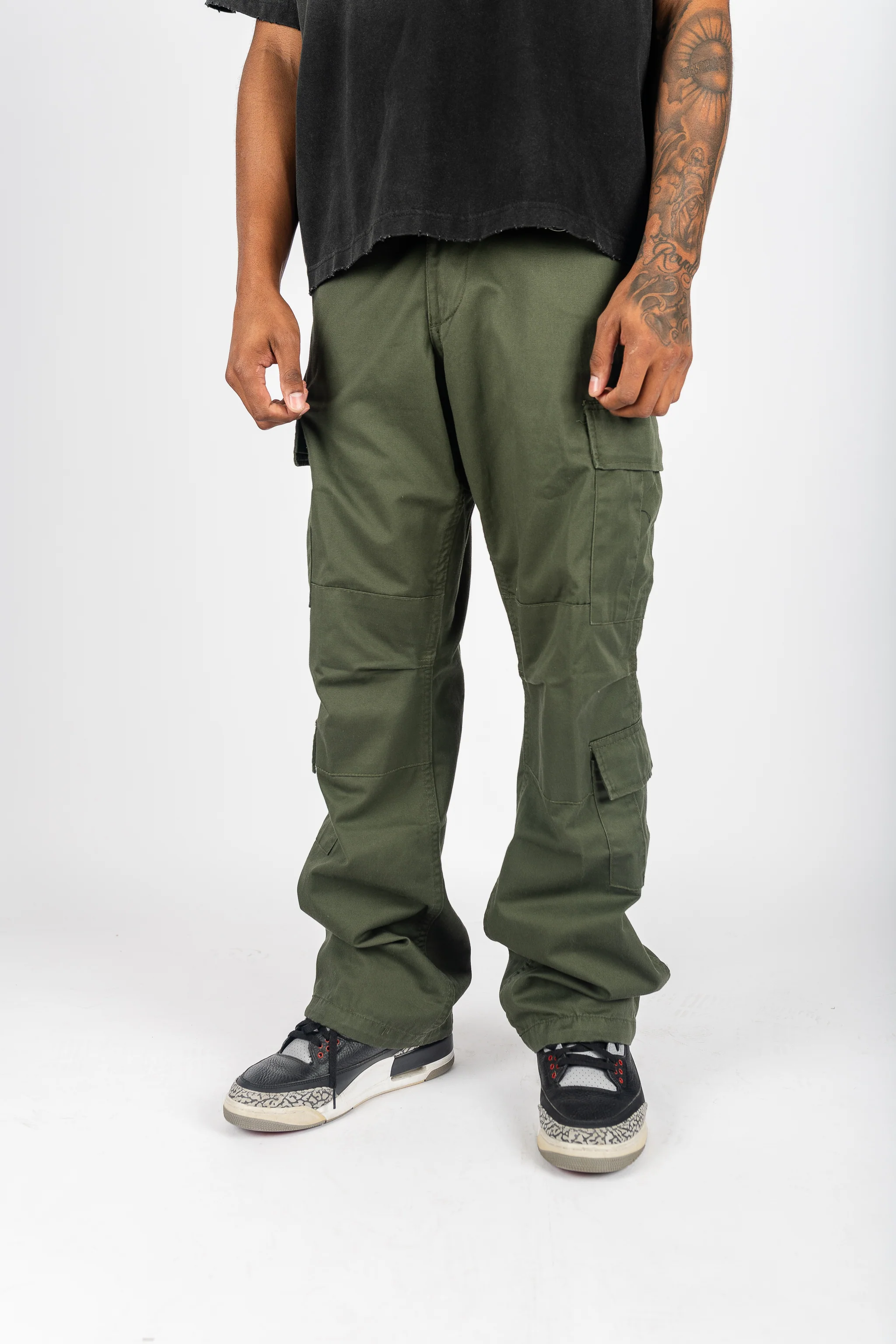 Vintage Cargo Fatigue Pants - Image 4