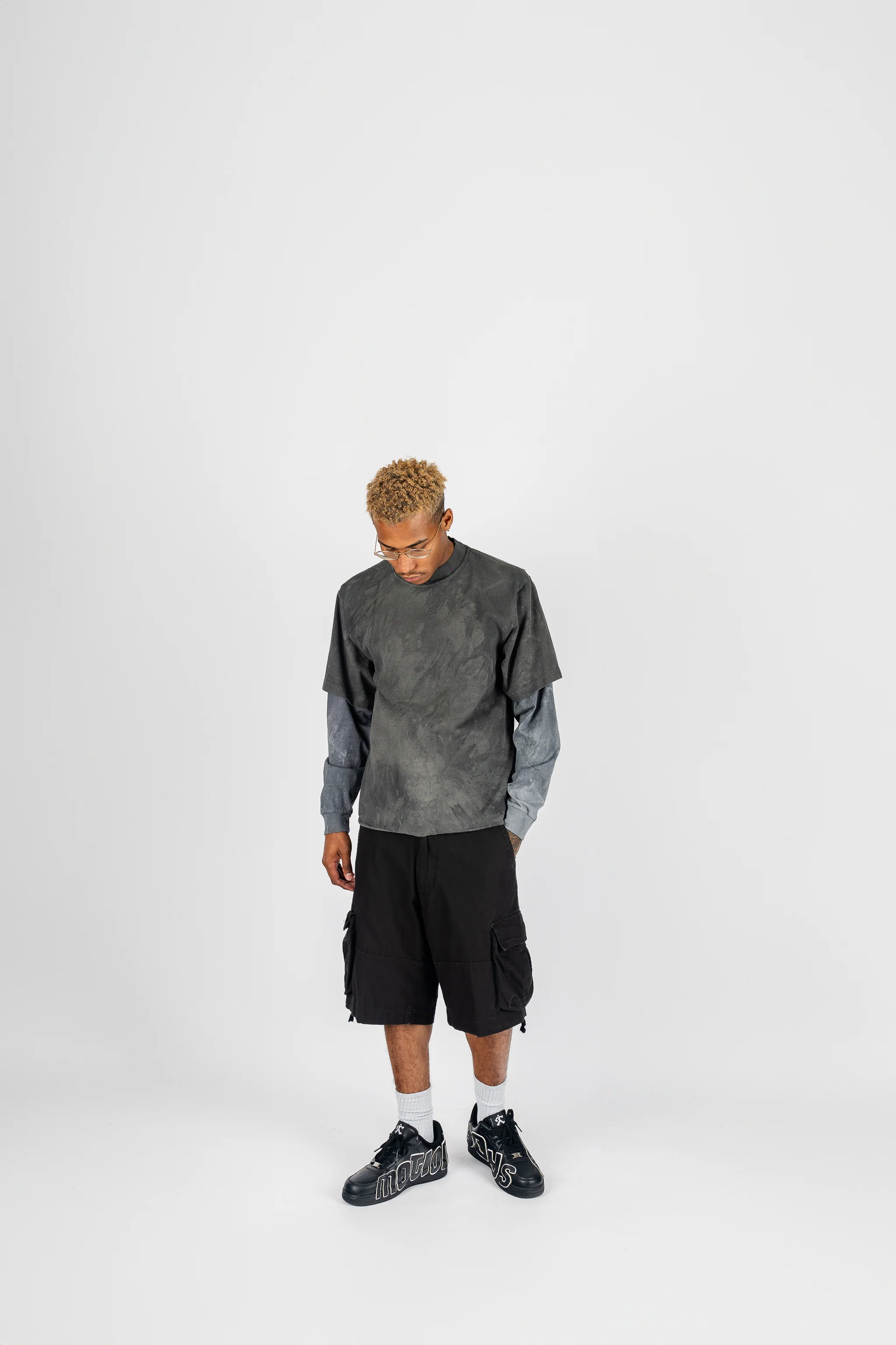 Vintage Utility Cargo Shorts - Image 3