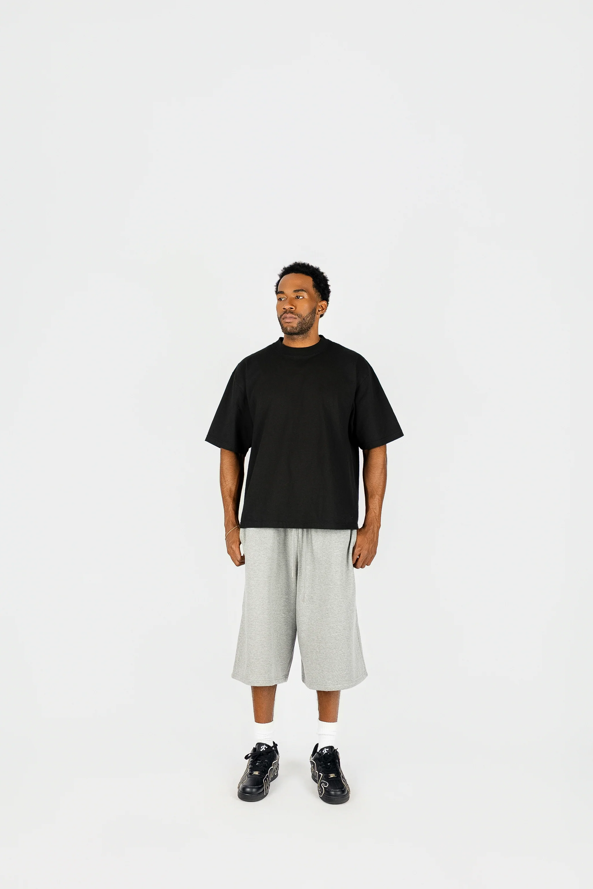 Long Fleece Baggy Shorts - Image 5