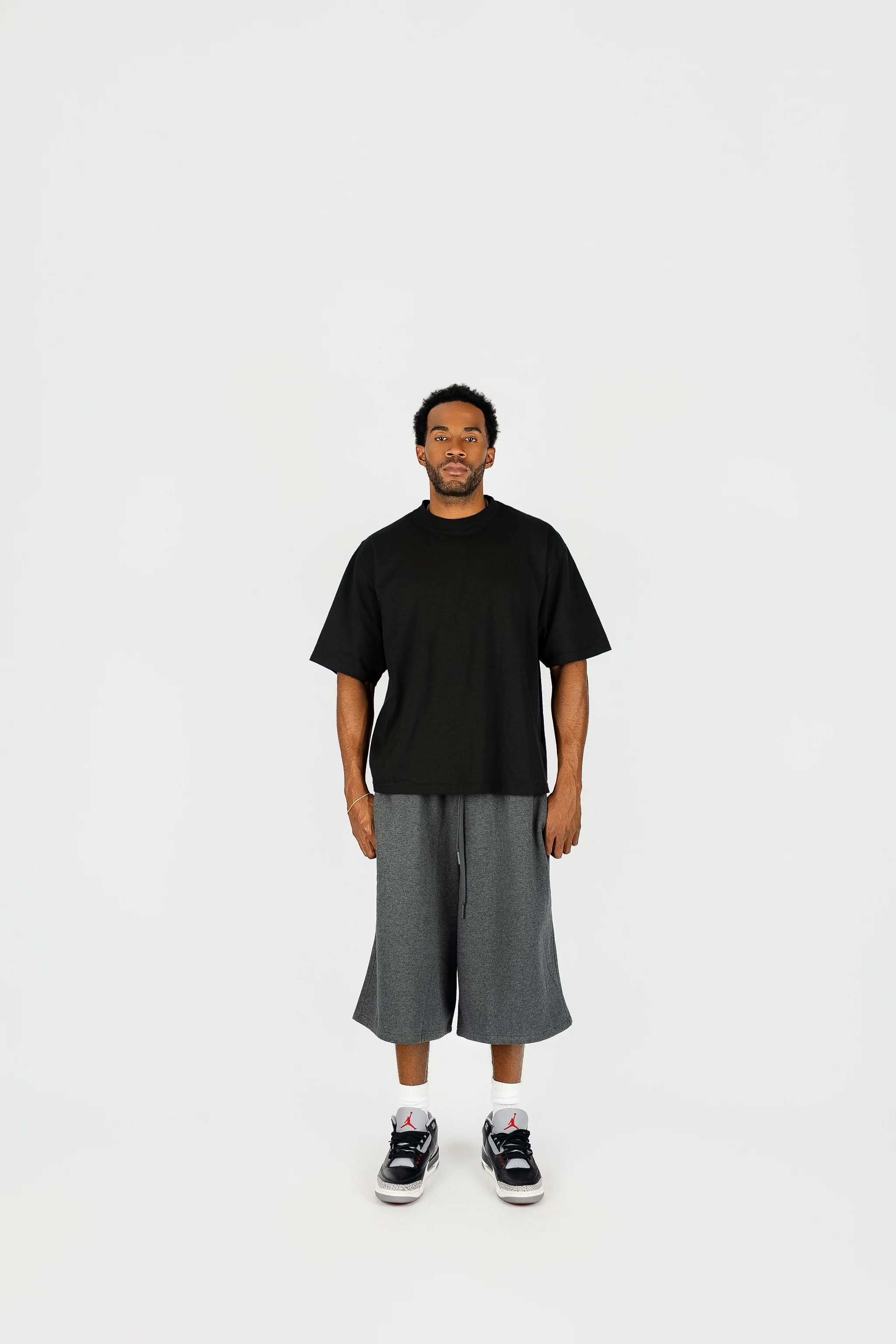 Long Fleece Baggy Shorts - Image 7