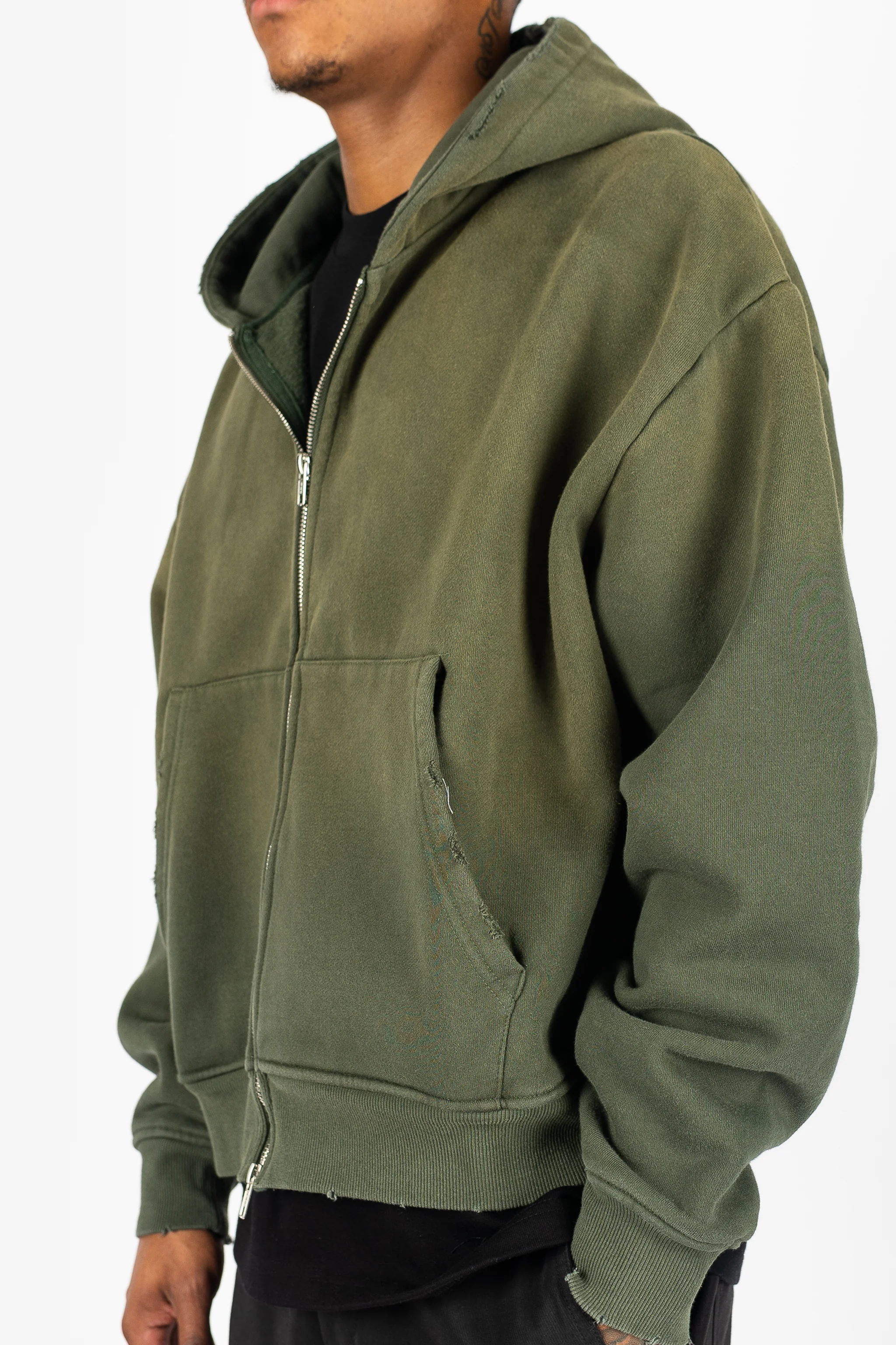 Weathered Zip Up - Image 12