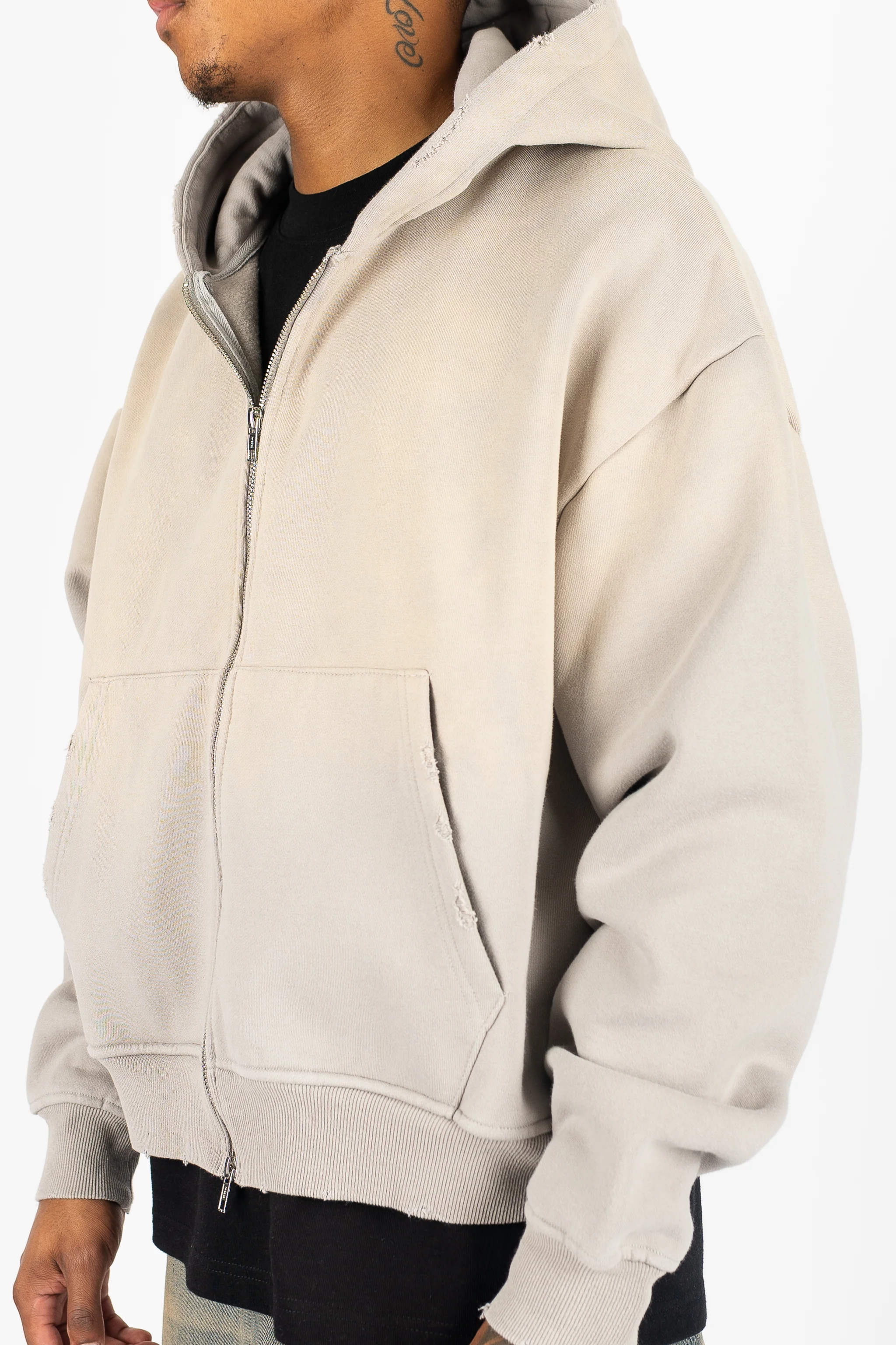 Weathered Zip Up - Image 6