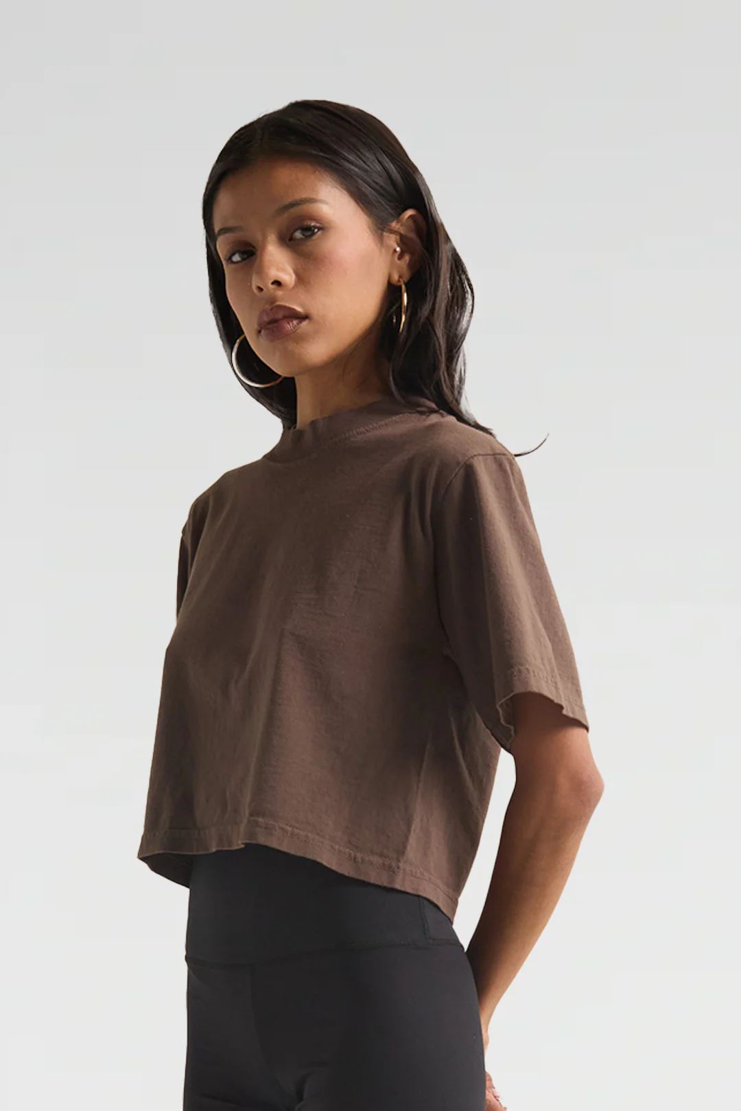 Womens Garment Dye Crop Top - Image 4