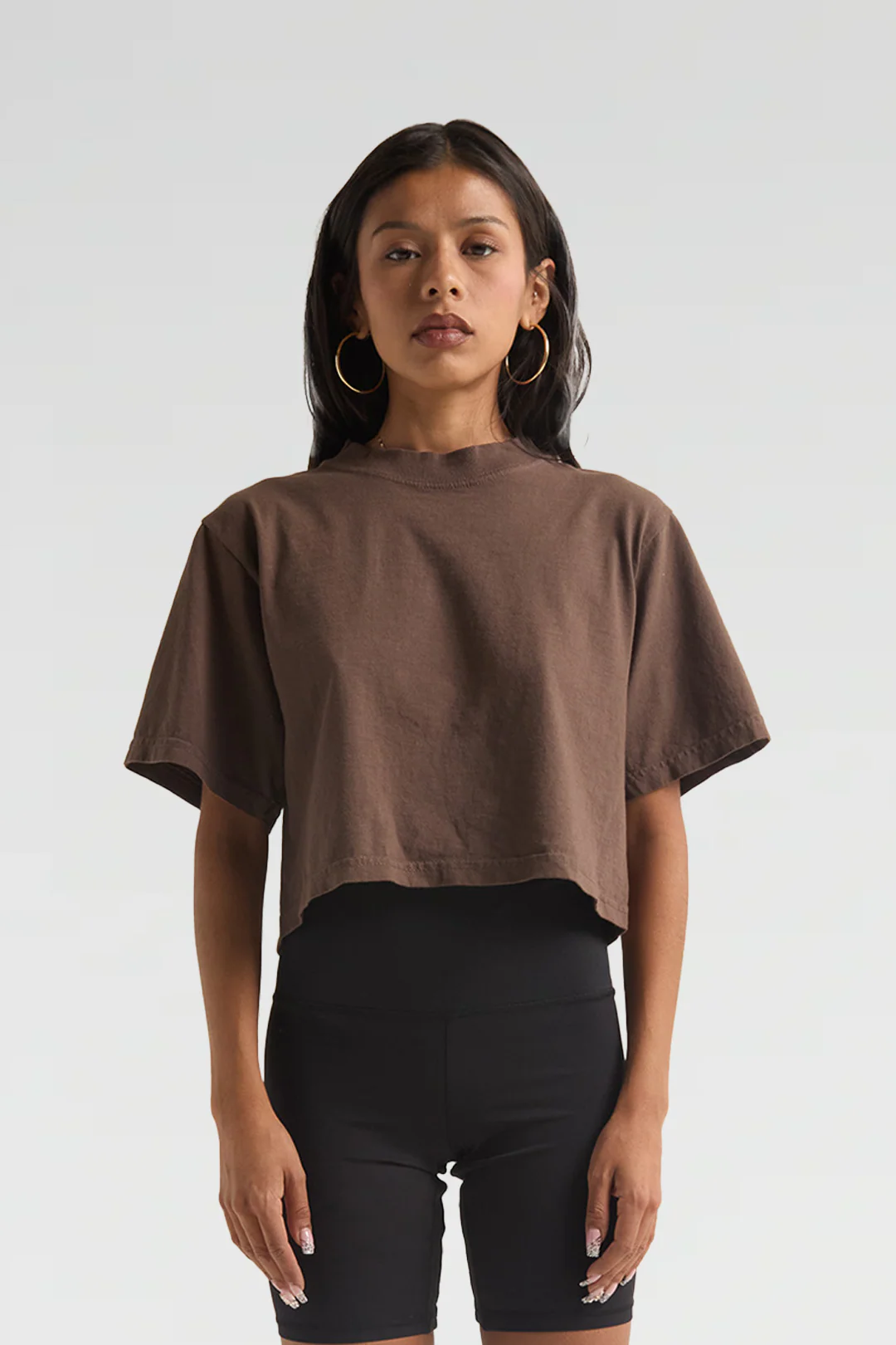 Womens Garment Dye Crop Top - Image 5