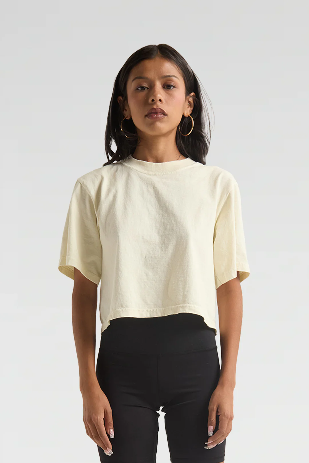 Womens Garment Dye Crop Top - Image 8