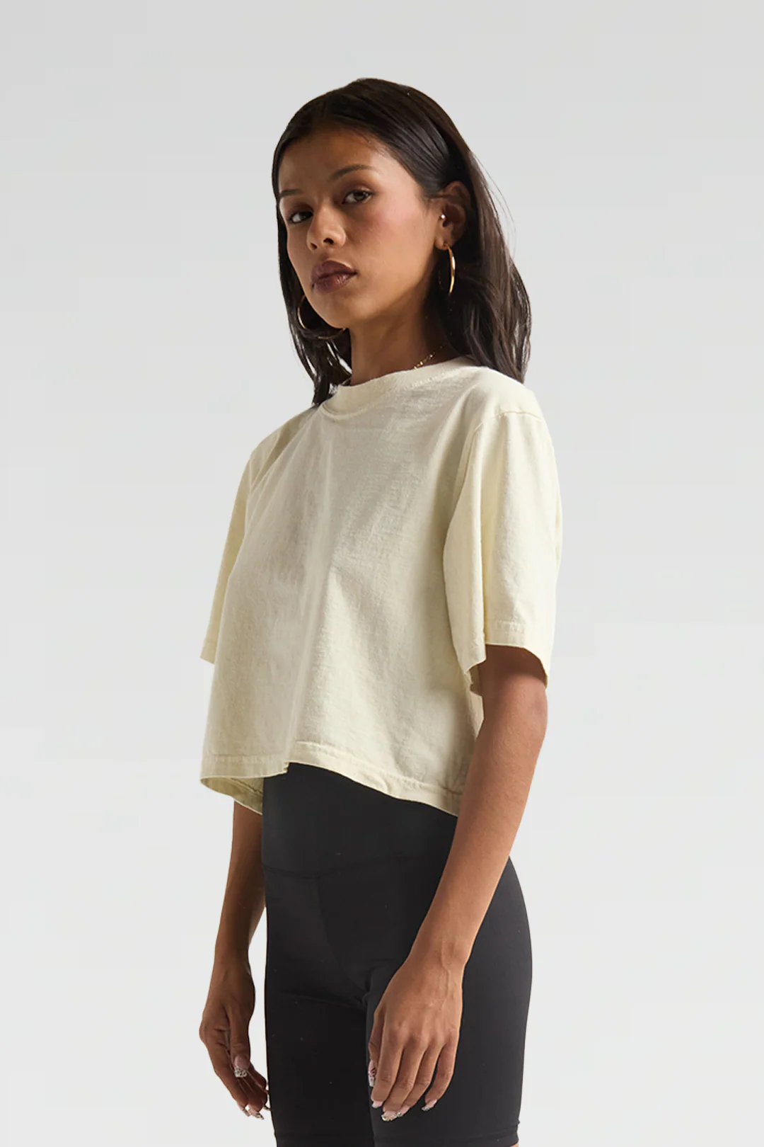 Womens Garment Dye Crop Top - Image 9